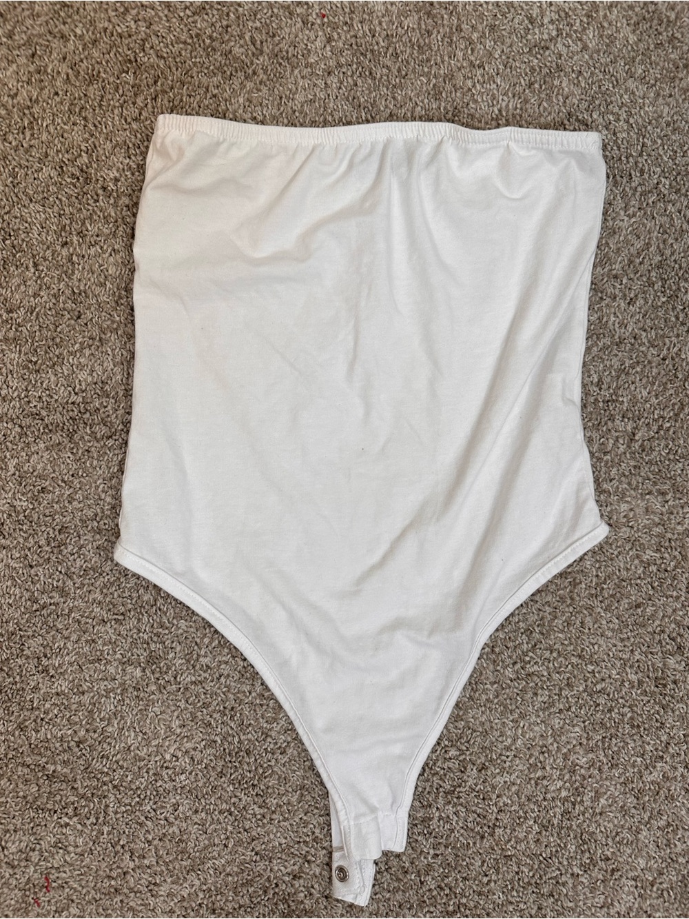 3 for $15 PrettyLittleThing White Strapless‎ Bodysuit Revolve